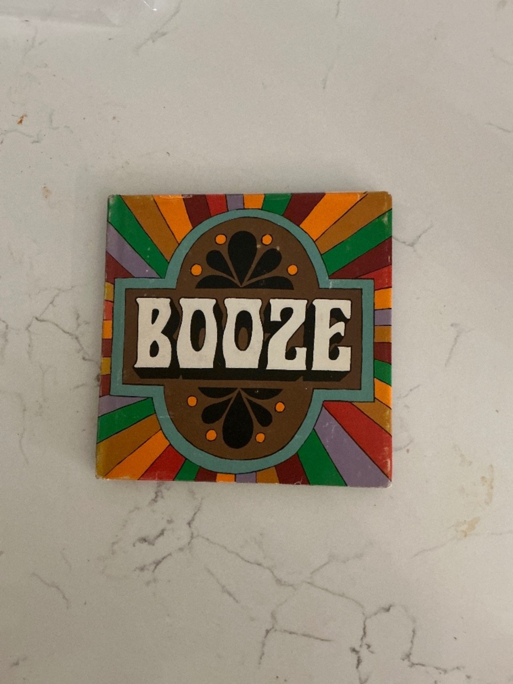 Vintage 1967 The Booze Book Hardcover Cocktail Recipe Book